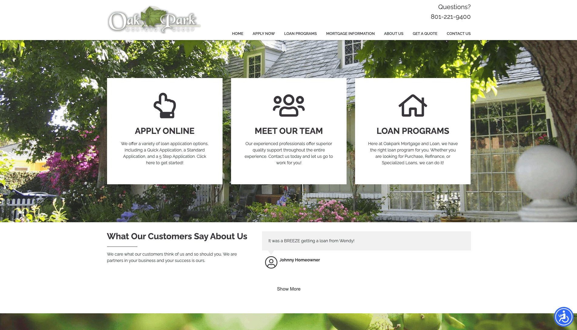 Oak Park Mortgage Template