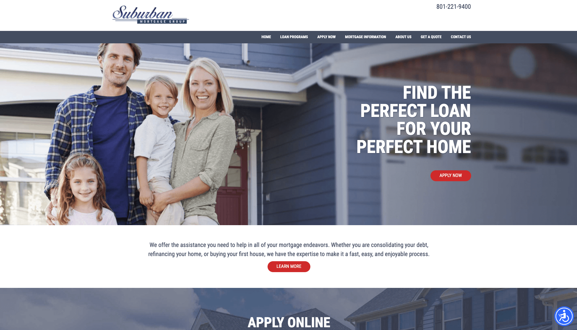 Suburban Mortgage Template