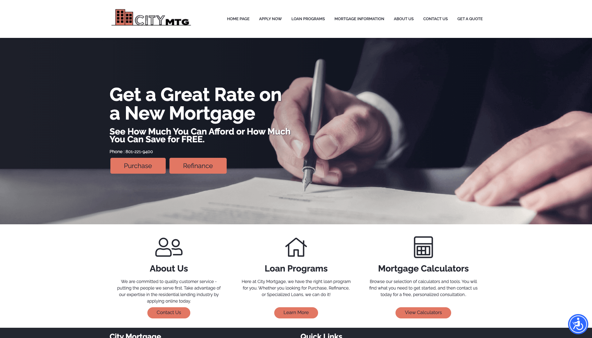 City Mortgage Template