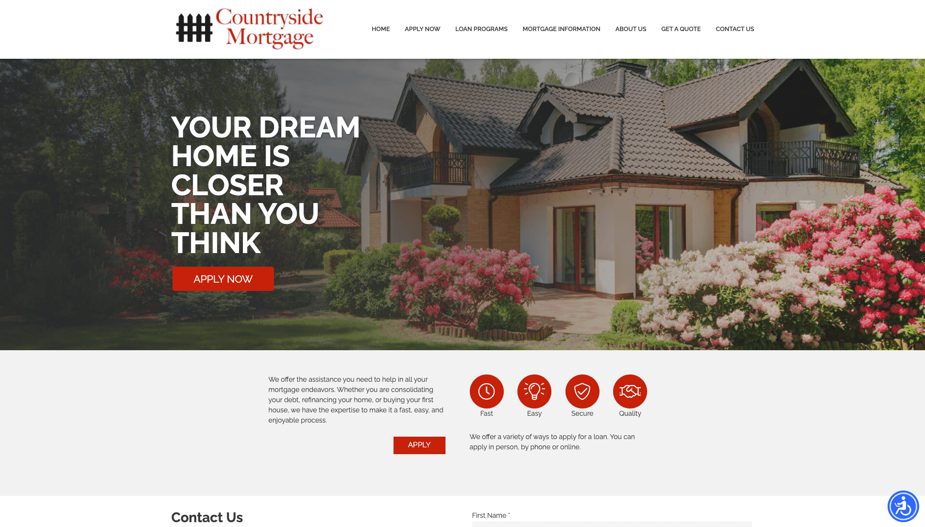 Countryside Mortgage Template